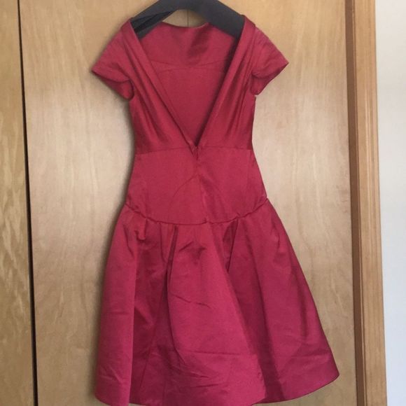 ZAC POSEN COCKTAIL DRESS, FUCHSIA. - Picture 9 of 16